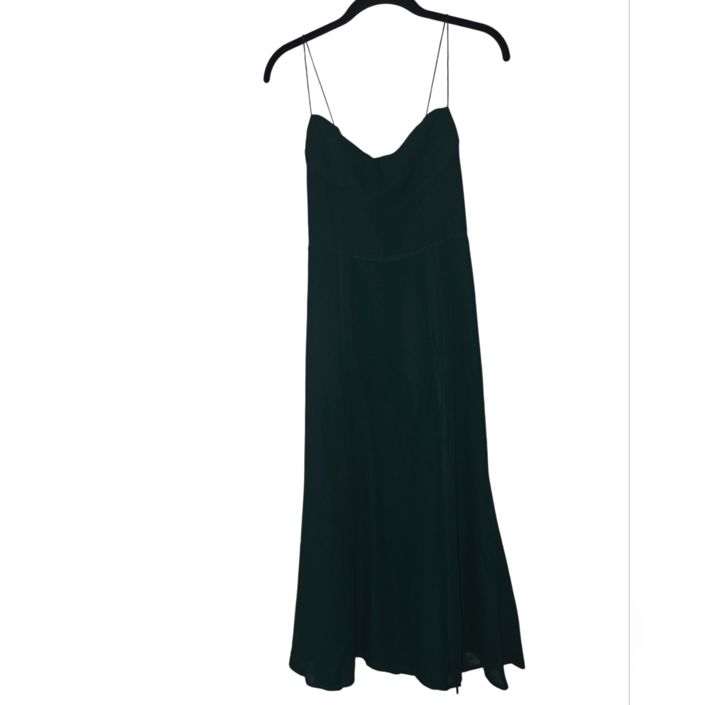 EUC Reformation Juliette Midi Dress Green Size 2